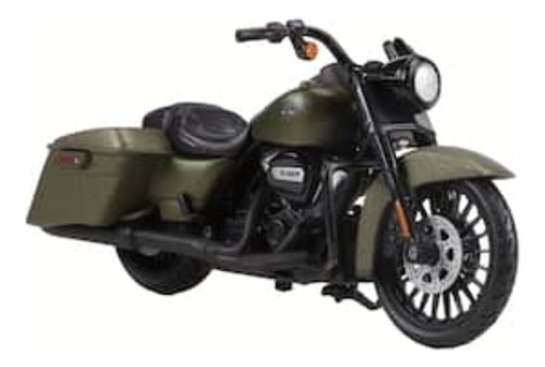 2022 Road King Special Verde, S43, Escala 1:18