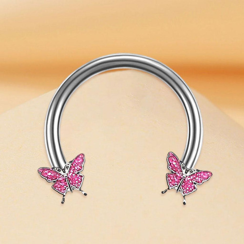 2 Mariposa Mujer Piercing Joyería Tragus Piercing,