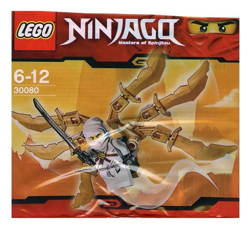 Exclusiva Lego Ninjago 30080 Zane Ninja Glider En Bolsa Cantidad de piezas 26 Versión del personaje ninjao