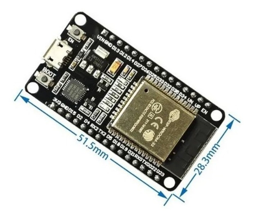 Placa Desarrollo D Bajo Consumo C/microcontrolador Esp32 30p