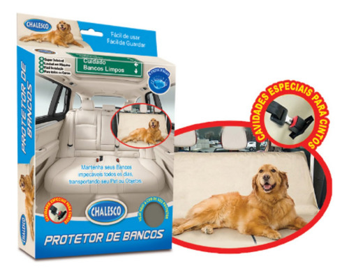 Capa Protetora Impermeável Banco Carro Luxo Gato Pet Objetos