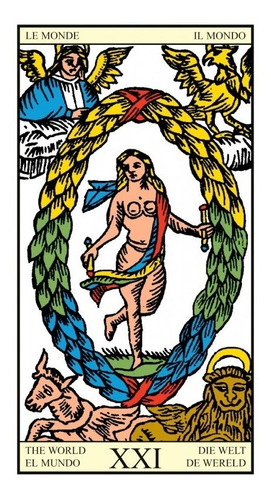 Imagen 4 de 6 de Tarot Of Marseille, Folleto Y 78 Cartas, Tarot De Marsella