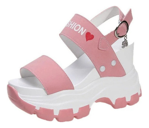 Sandalias Casuales De Cuña Con Plataforma De Moda Para Mujer