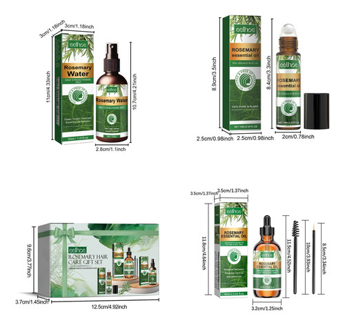 Eelhoe Aceite De Romero Set Tratamiento Para Cabello Seco