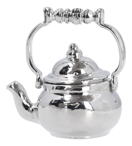 Modelo De Té En Miniatura 1:12 Dollhouse Kettle, 3 Unidades