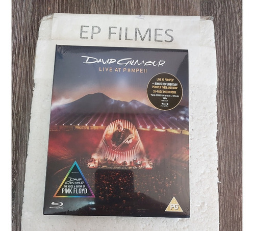 David Gilmour - Live At Pompeii - Blu Ray Importado. Lacrado