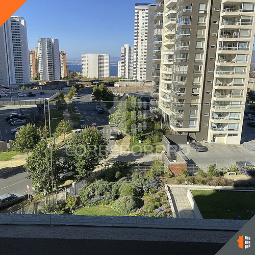 Venta Depto. 1d+1b+terraza+est. Frente Dunas Concon