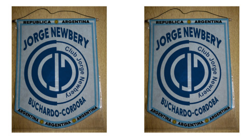 Banderin Mediano 27cm Jorge Newbery Buchardo Cordoba