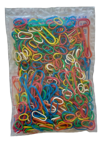 Ligas De Hule De Diferentes Tamaños Y Colores 113 Gramos