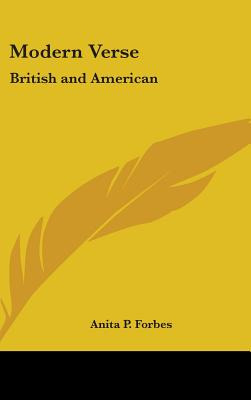 Libro Modern Verse: British And American - Forbes, Anita P.