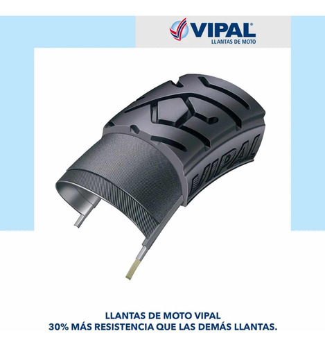 Vipal Tr300 110/80-18 Premium Doble Propósito Usa Cámara