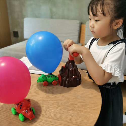 (1 Juego) Balloon Power Car - Caja De Color 3a