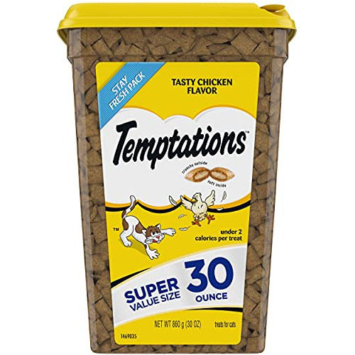 Snacks Gatos Temptations Classic Pollo 30 Onz 850 Gr