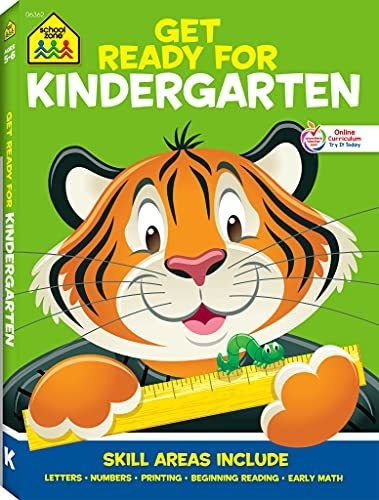 Book : School Zone - Get Ready For Kindergarten Workbook -.