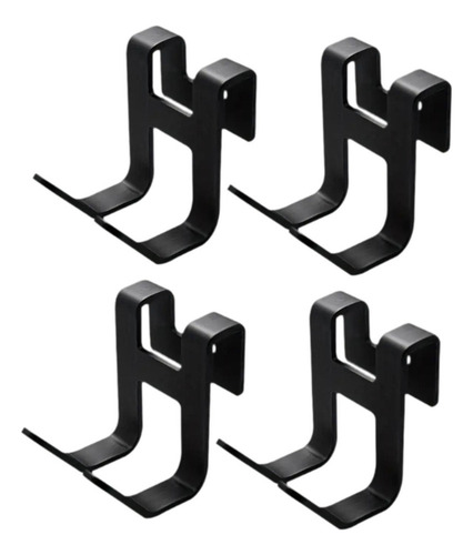 2 X 4 Uds. Ganchos Sobre La Puerta Soporte Para Toallas