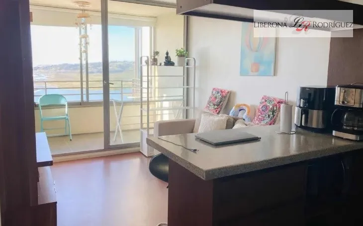 Imagen 2 de 24 de Departamento En Venta De 1 Dorm. En Concón