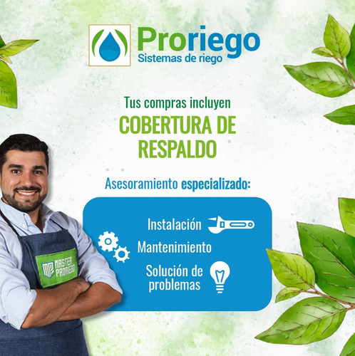 Boquilla Mp Rotator 360 Radio 4.5 M 3 Pzas Hunter.