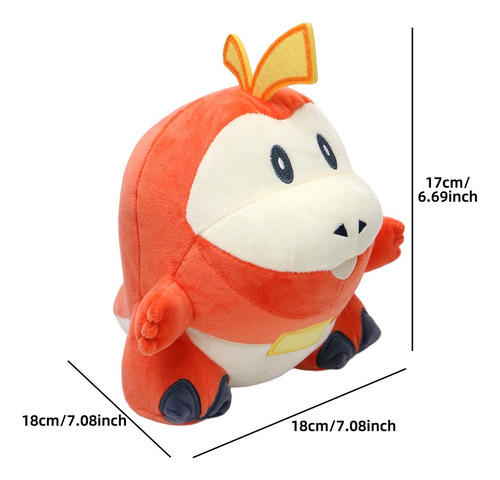 U, Juguete Peluche Fuecoco Quaxly Con Dibujos Animados, Suav