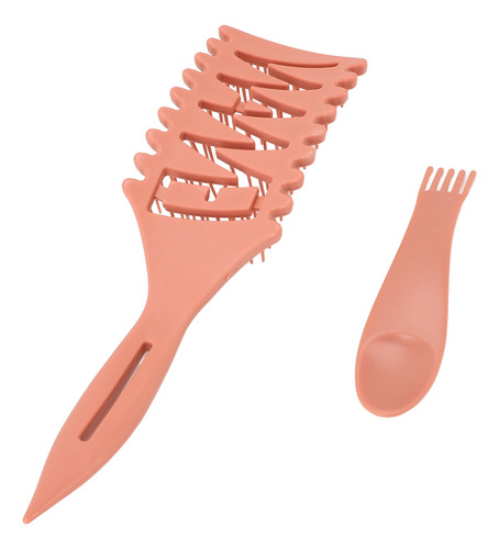 Cepillo De Pelo Ventilado Y Desenredado, Con Forma De Pinza