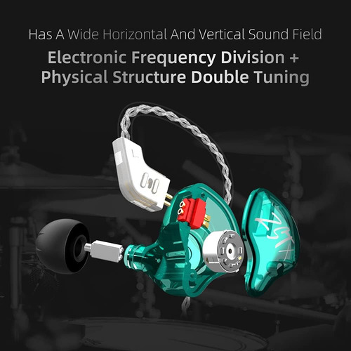Kz Zstx Hybrid 1ba 1dd Monitores Internos Auriculares Armadu