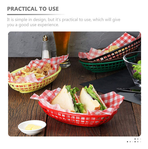 Cestas De Cachorro-quente, Cesta De Batatas Fritas, Decore 1