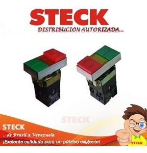Pulsador Doble Luminoso Slmdl Steck