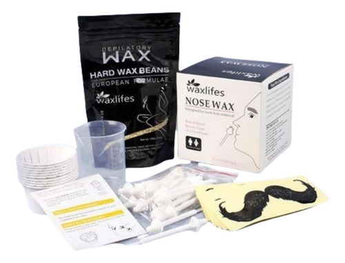 3piezas Depilação Kit Cera Para Nariz, Ouvido E