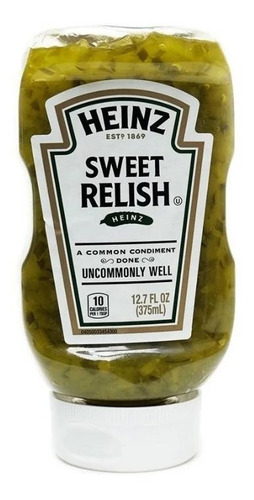 Salsa Sweet Relish - Heinz - 360 Grs. Origen Usa