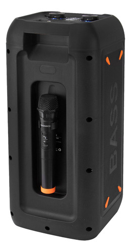 Caixa De Som Magnavox Mts3104-mo Bluetooth 30w Karaokê Tws Preto