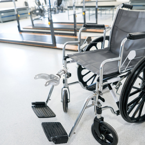 Soporte De Rueda Delantera Para Silla De Ruedas Sólido Para