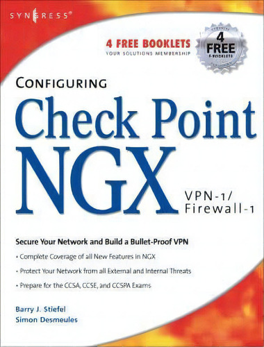Configuring Check Point Ngx Vpn-1/firewall-1, De Barry Stiefel. Editorial Syngress Media U S, Tapa Blanda En Inglés