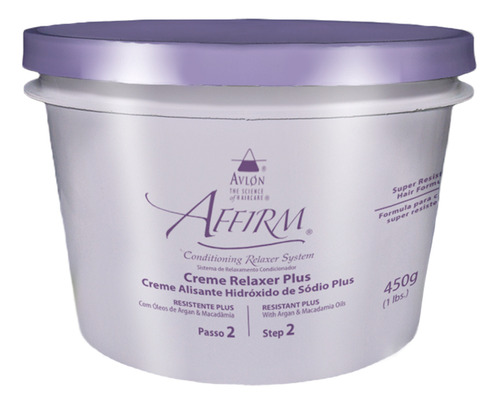 Avlon Affirm Relaxamento Plus 450g Cabelo Brasileiro