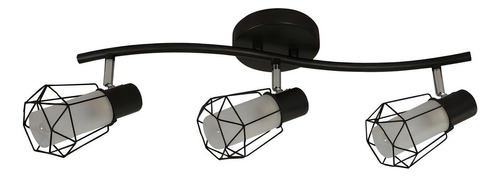 Lámpara De Techo Contemporary Café Oscuro E14 25w 3 Luces