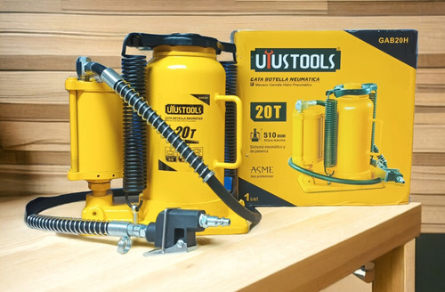Gato De Botella Neumatico 20 Ton Altura Max 51cm Uyustools