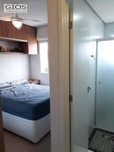Apartamento Com 2 Dormitórios À Venda, 58 M² Por R$ 415.000,00 - Limão (zona Norte) - São Paulo/sp - Ap0282