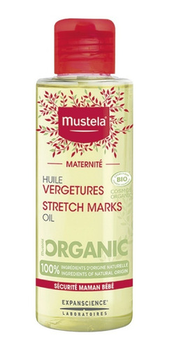 Imagen 1 de 5 de Mustela Maternidad Aceite Orgánico Anti Estrías 105 Ml