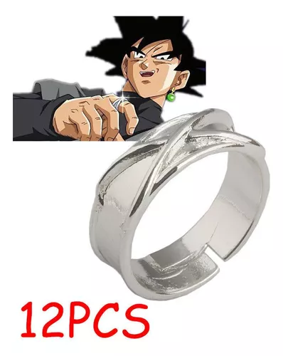 Anime Masculino Dark Goku Time Ring Em Torno De Dragon Ball