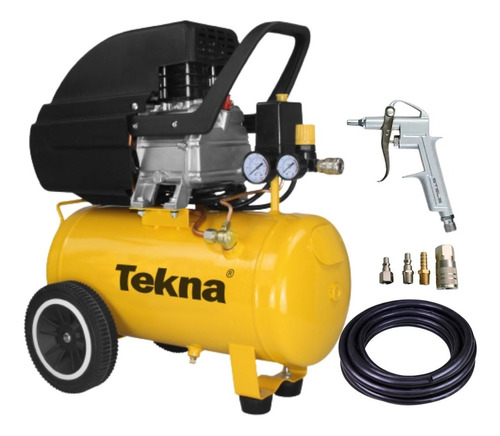 Compressor De Ar Tekna Cp8525 C/mangueira E Kit De Engate
