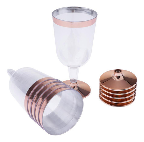 Paquete De 6 Vasos De Plástico De Plástico Bodas De