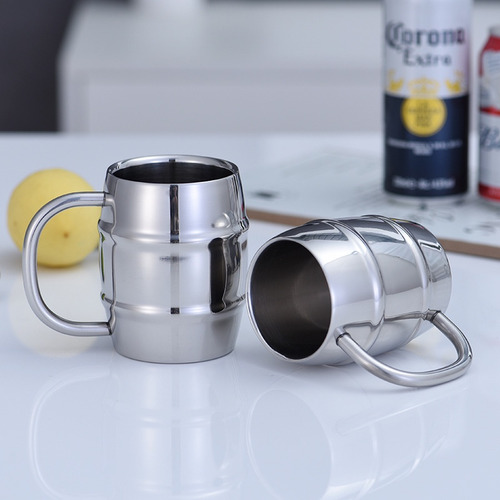Hh2 Tazas De Acero Inoxidable, Jarra De Barril, Café Y Cerve
