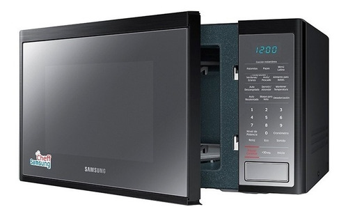 Horno Microondas Samsung 23 Litros Ms23j5133am - Negro