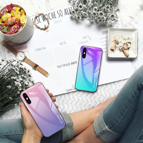 Imagen 5 de 7 de Protector iPhone Xs Max Lujo + Simil Vidrio Camara 24 Hs