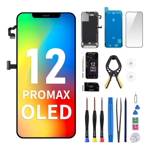 Oled Reemplazo Pantalla Para iPhone 12 Pro Max 6.7  Sensor