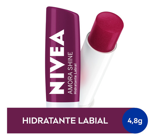Hidratante Labial Amora Shine 4,8g Nivea