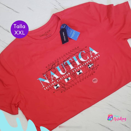 Franela Náutica Para Caballero Original Precio30$ Talla Xxl