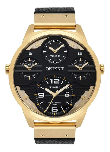 Imagem 1 de 10 de Relogio Masculino Orient Mgsct001 P2px Dourado