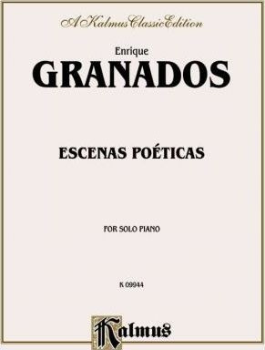 Enrique Granados, Piano Solo Libro De Partituras