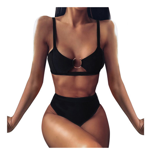 Conjunto De Traje De Baño Acolchado Para Mujer, Traje De Bañ