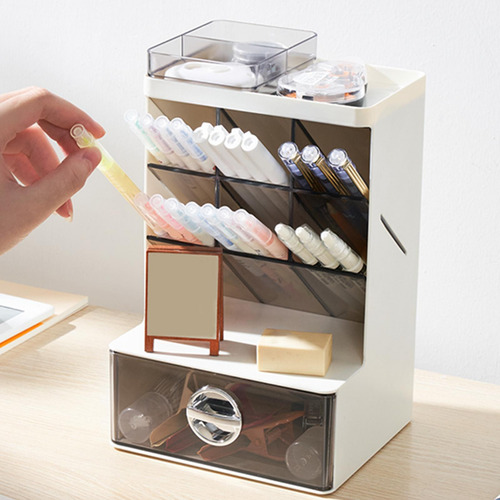 Organizador De Escritorio Organizador De En Y Negro