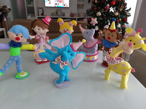Kit Tema Circo ( 7 Personagens)